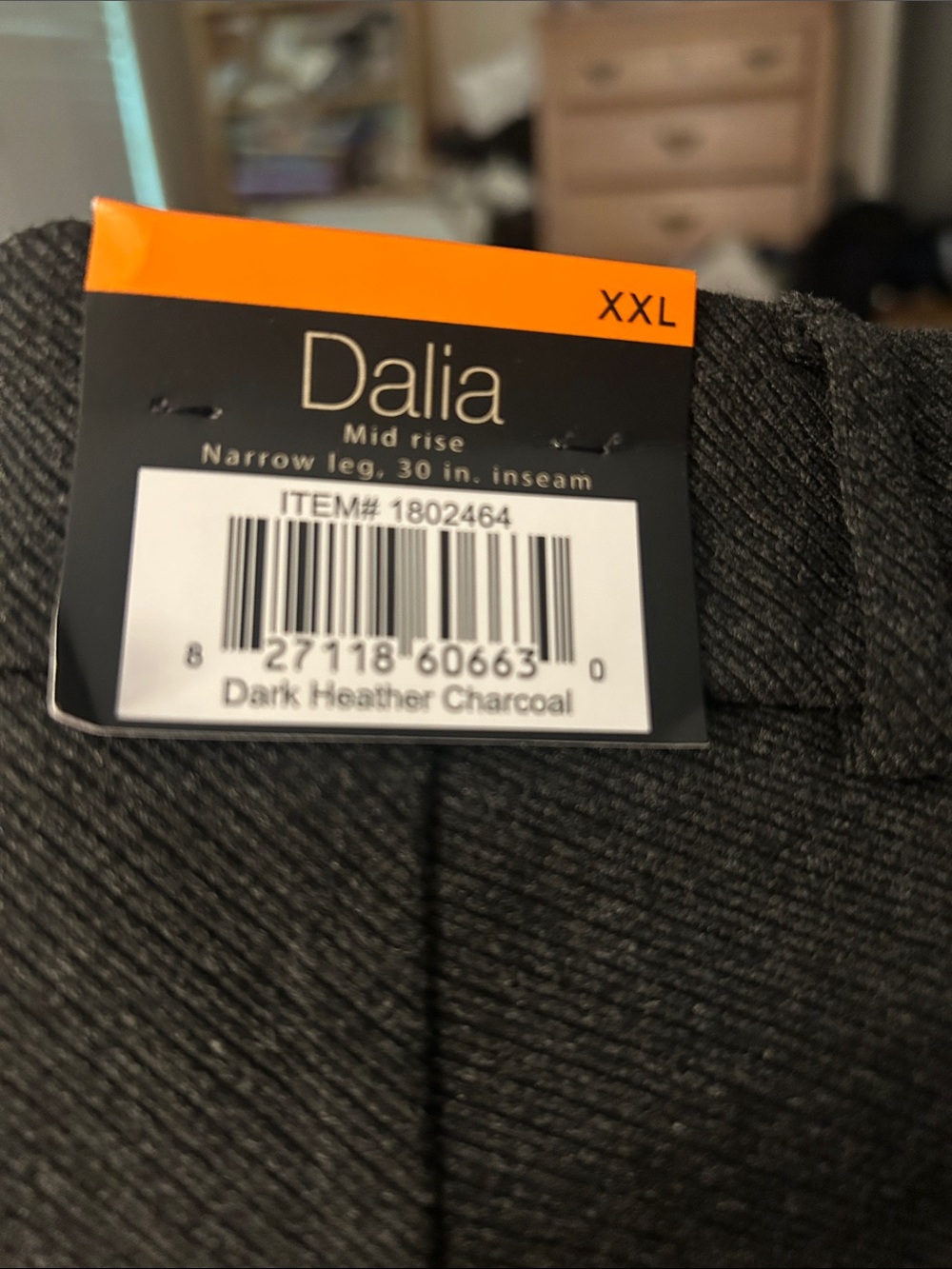 Dalia XXL Pull-On Ponte Pant
Dark Heather Charcoal - Picture 11 of 11